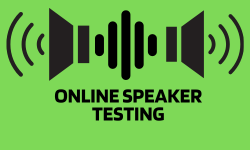 online speaker test